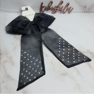 Free people hair bow with righstones